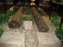 Drewniane rury wodocigowe z XIX w.