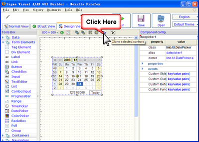 Copy component